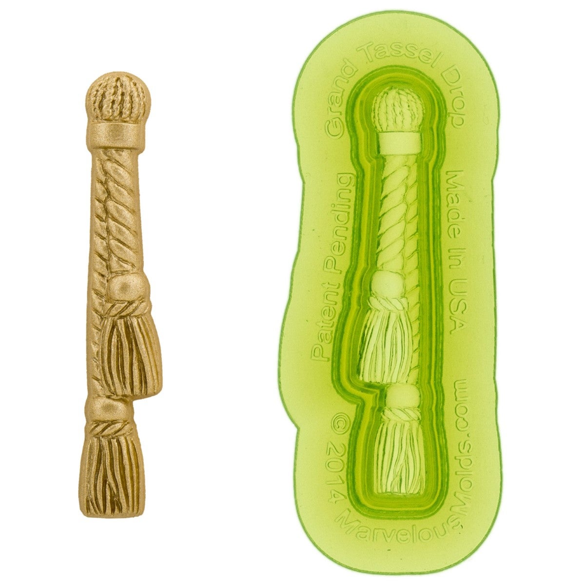 Marvelous Molds Silicone Mal - Grand Tassel Drop Mold