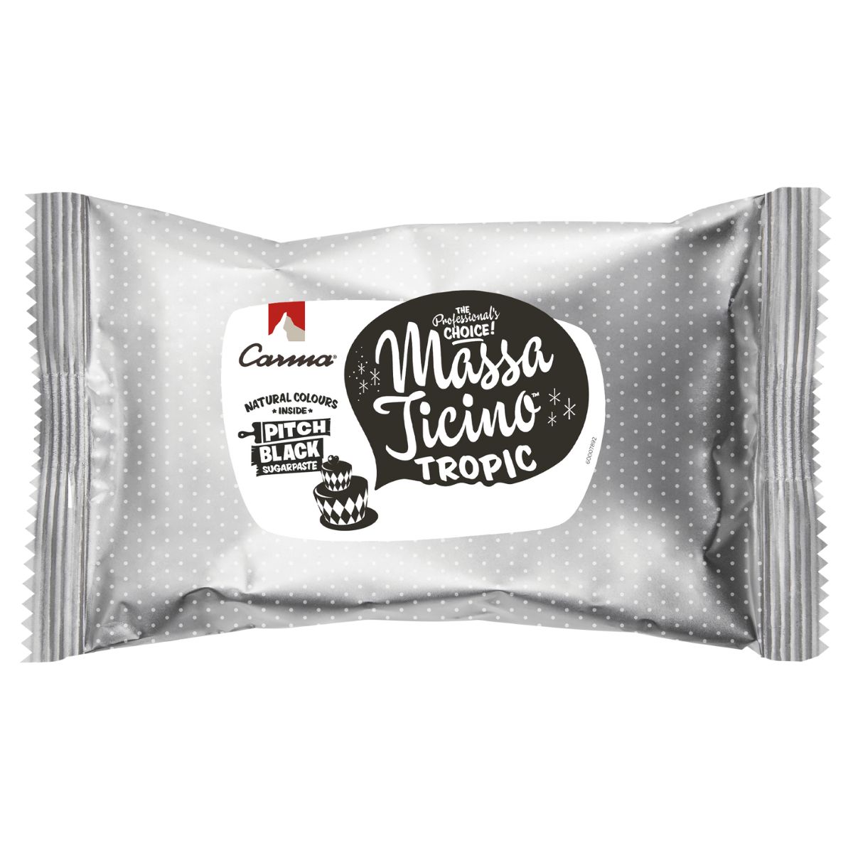 Massa Ticino Fondant 1 kg Pikzwart