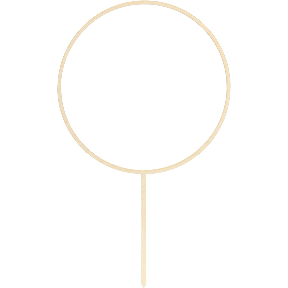 PartyDeco Houten Cake Topper Hoepel 24,5cm