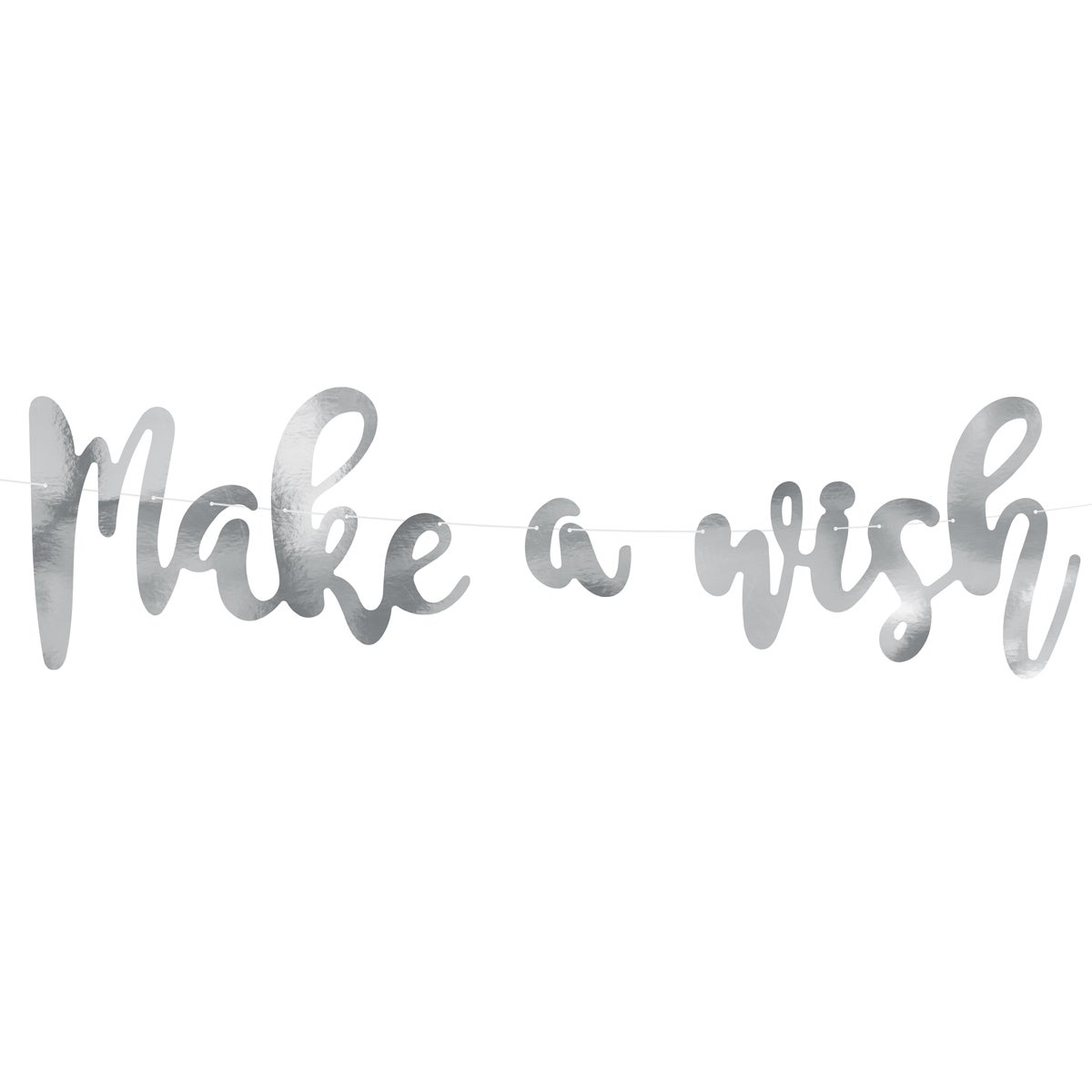 PartyDeco Banner Unicorn Make a Wish