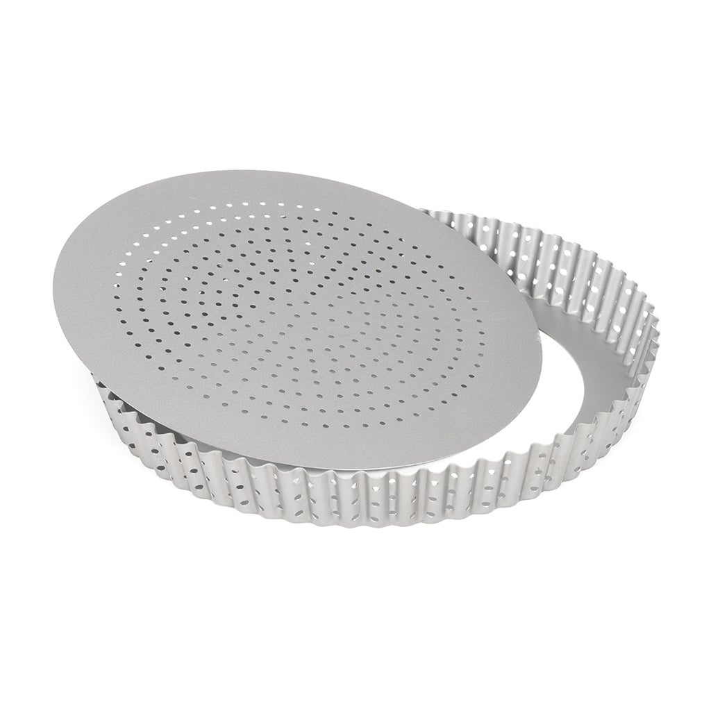 Patisse Silver-Top Quichevorm Geperforeerd Losse Bodem Ø24cm