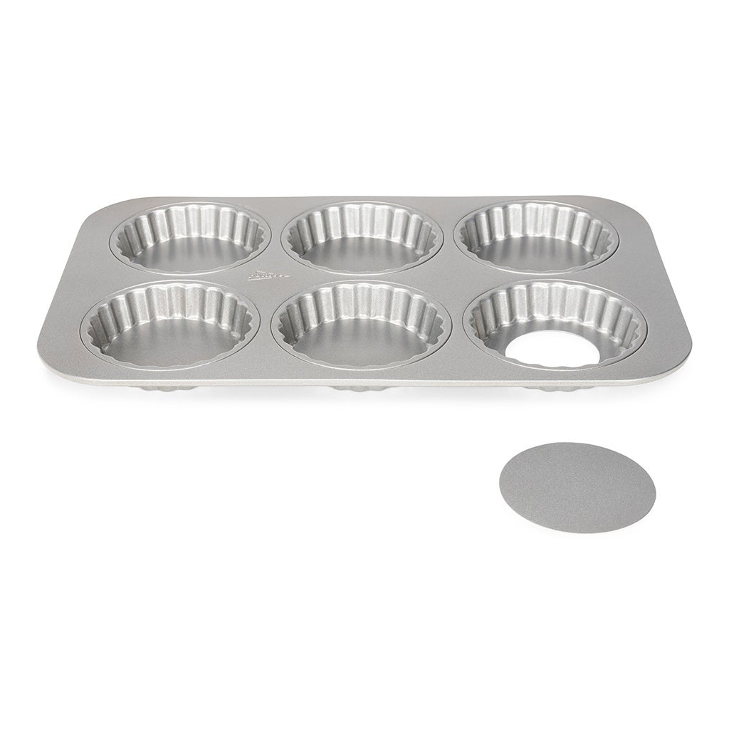 Patisse Mini Quichevorm -Losse Bodem- 6 vaks 10cm