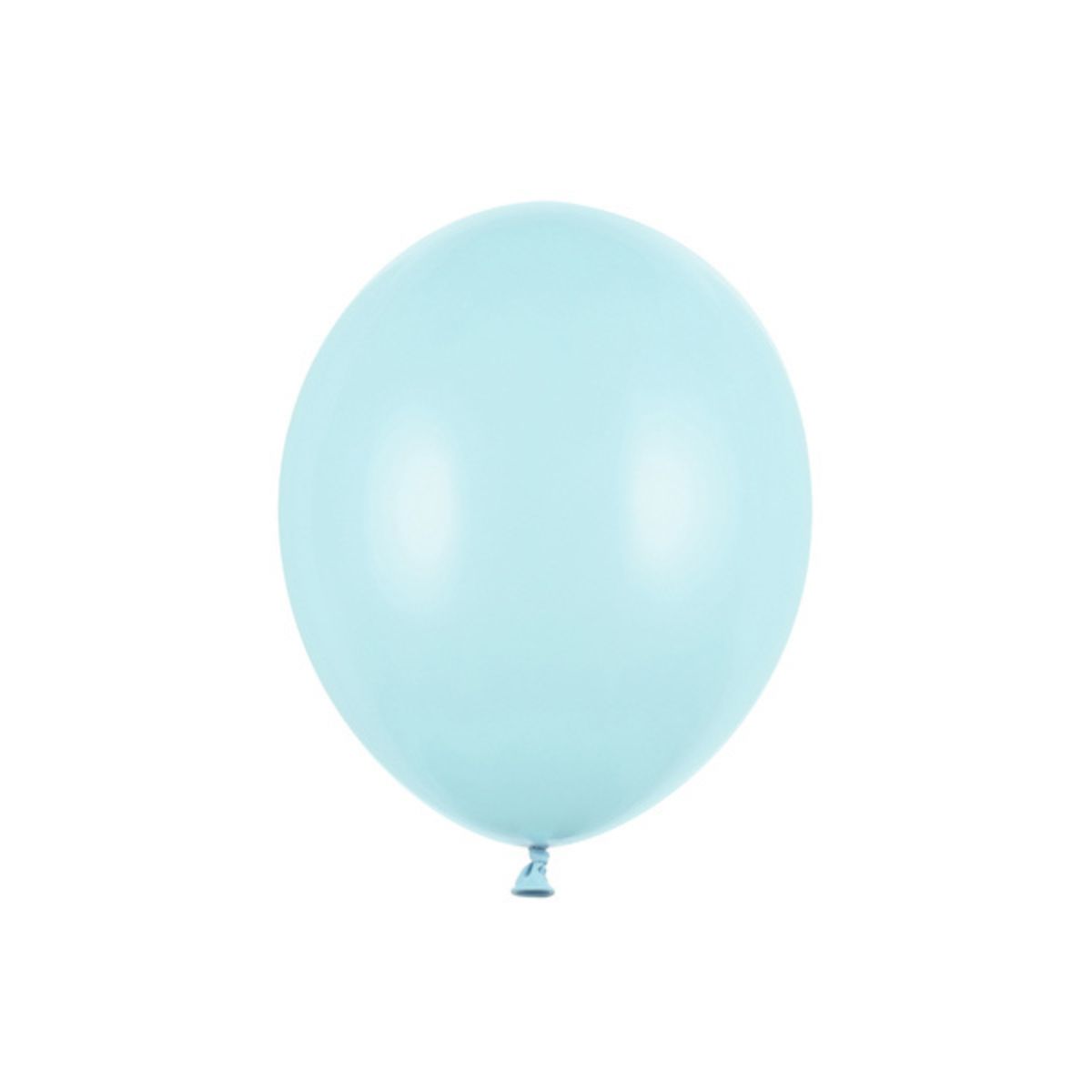 PartyDeco Stevige Ballonnen Blauw 12 cm pk/100