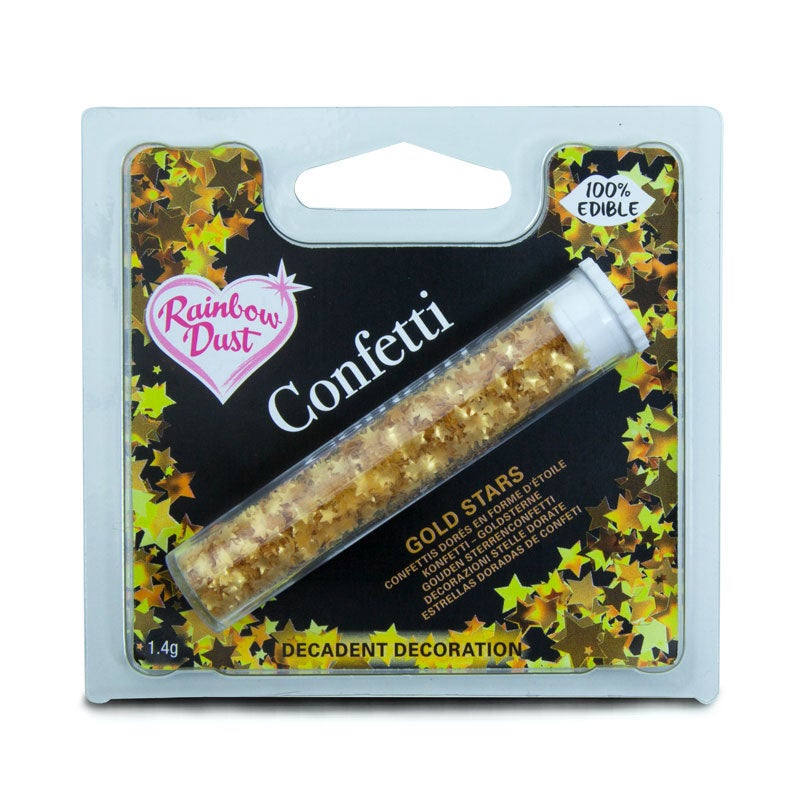 RD Edible Confetti Stars - Gold