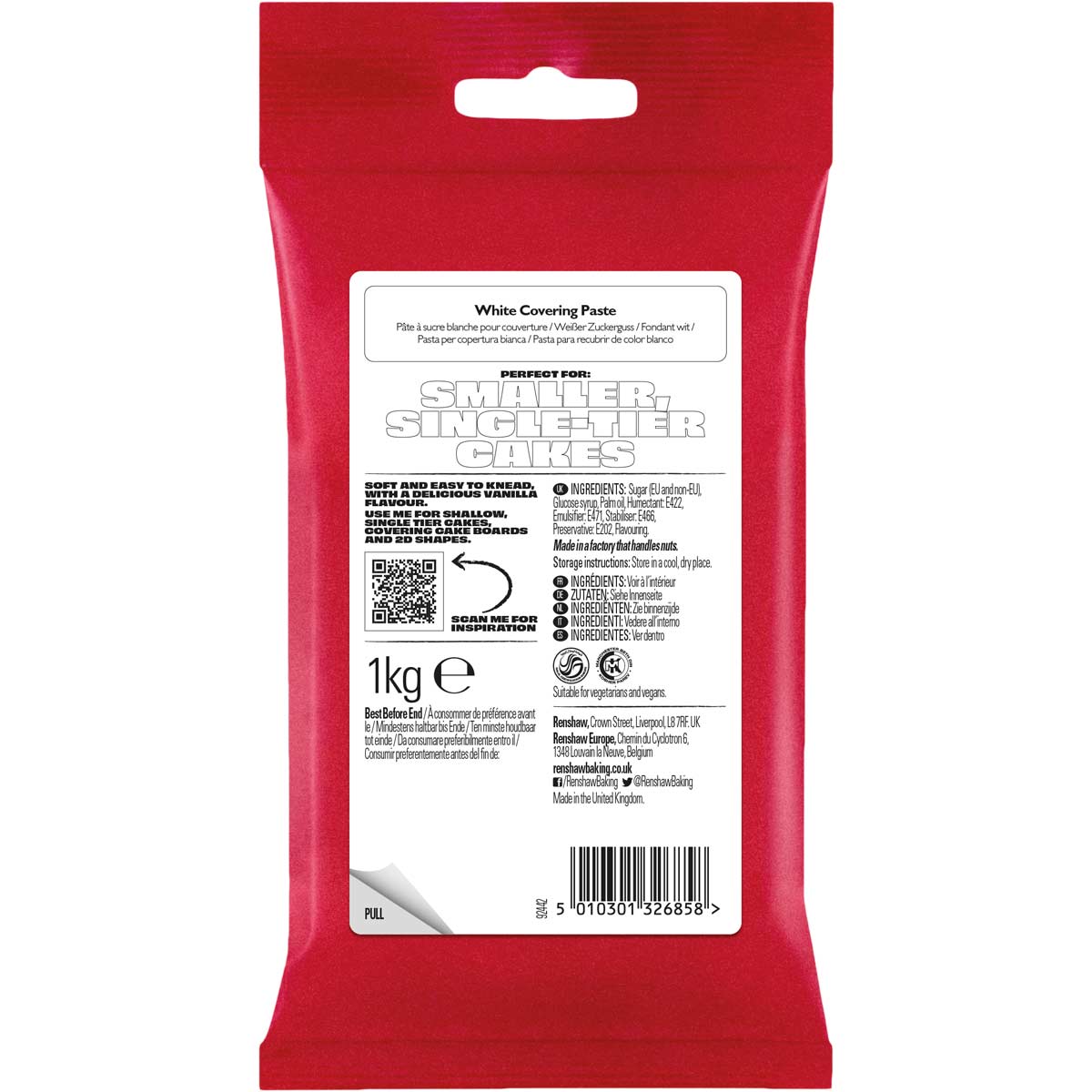 Renshaw Covering Paste Wit 1kg