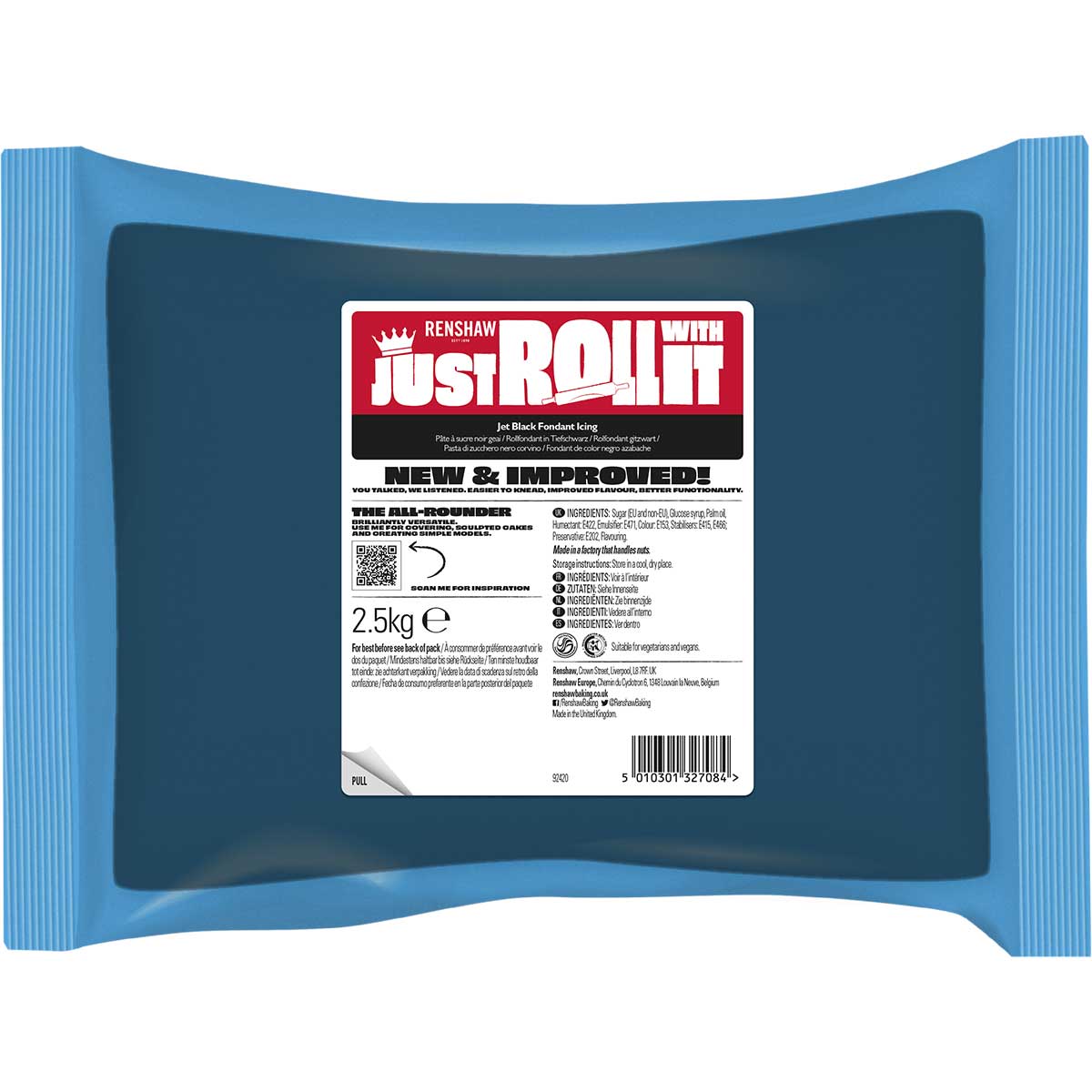 Renshaw Fondant Zwart 2.5kg
