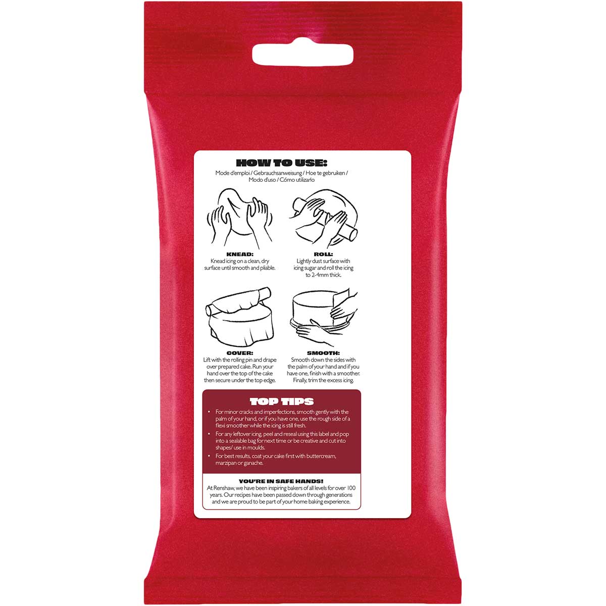 Renshaw Fondant Icing Ruby Red 250g