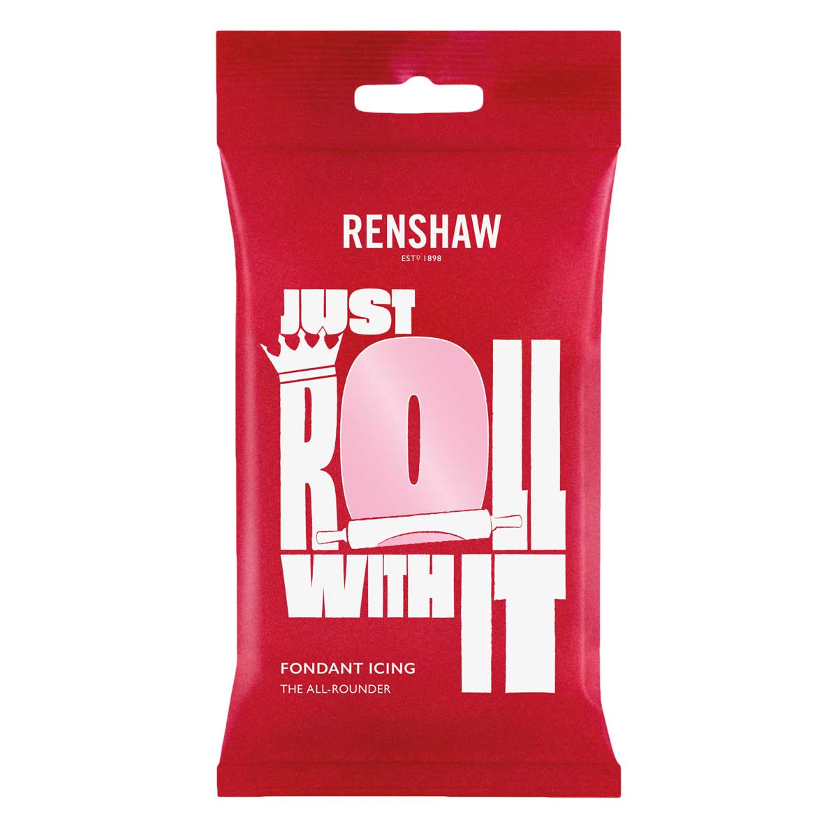 Renshaw Fondant Roze 1kg