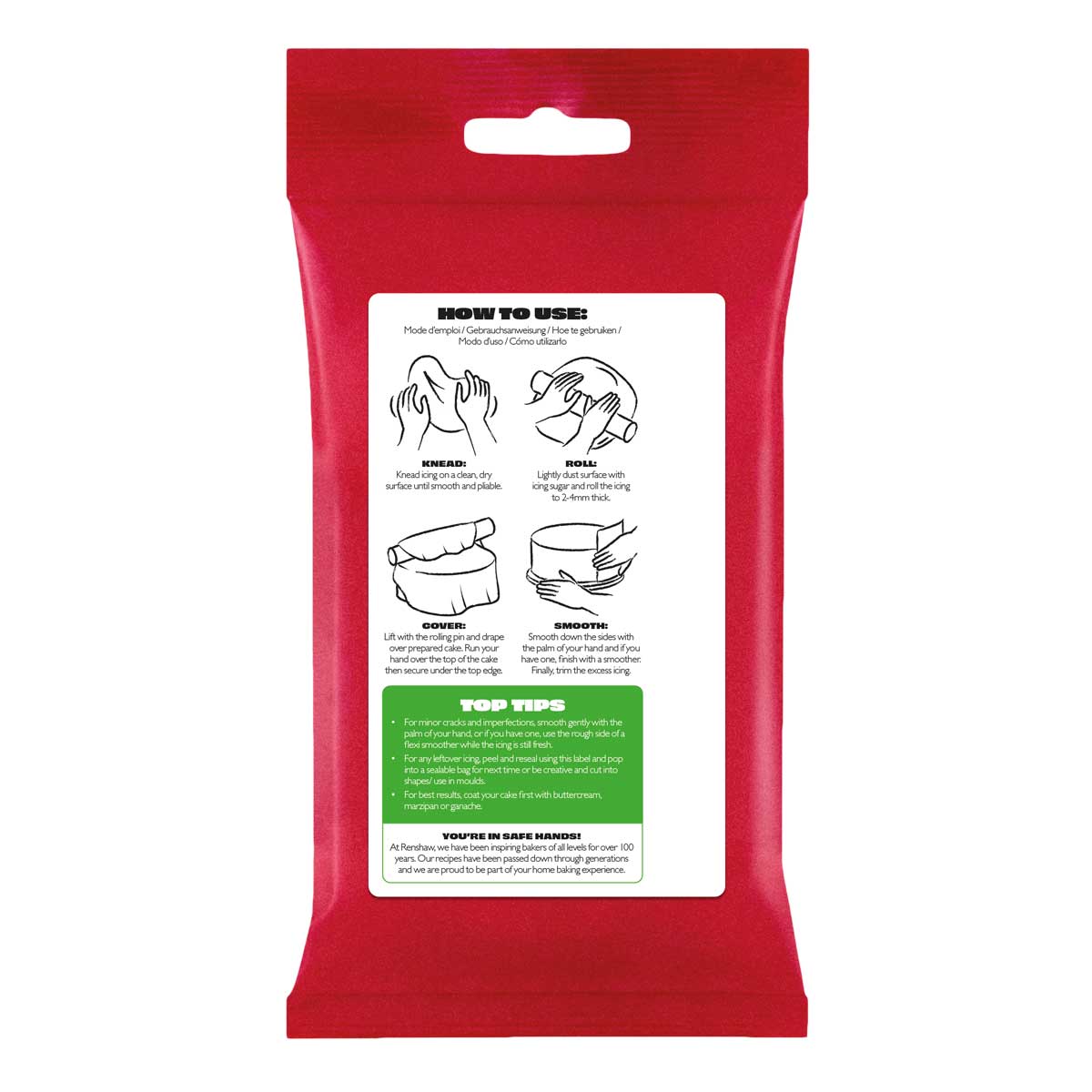 Renshaw Fondant Lincoln Groen 1kg