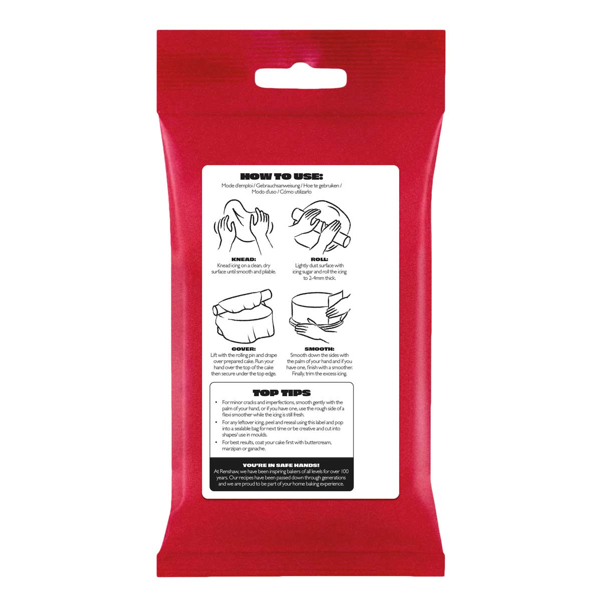 Renshaw Fondant Icing Wit 1kg