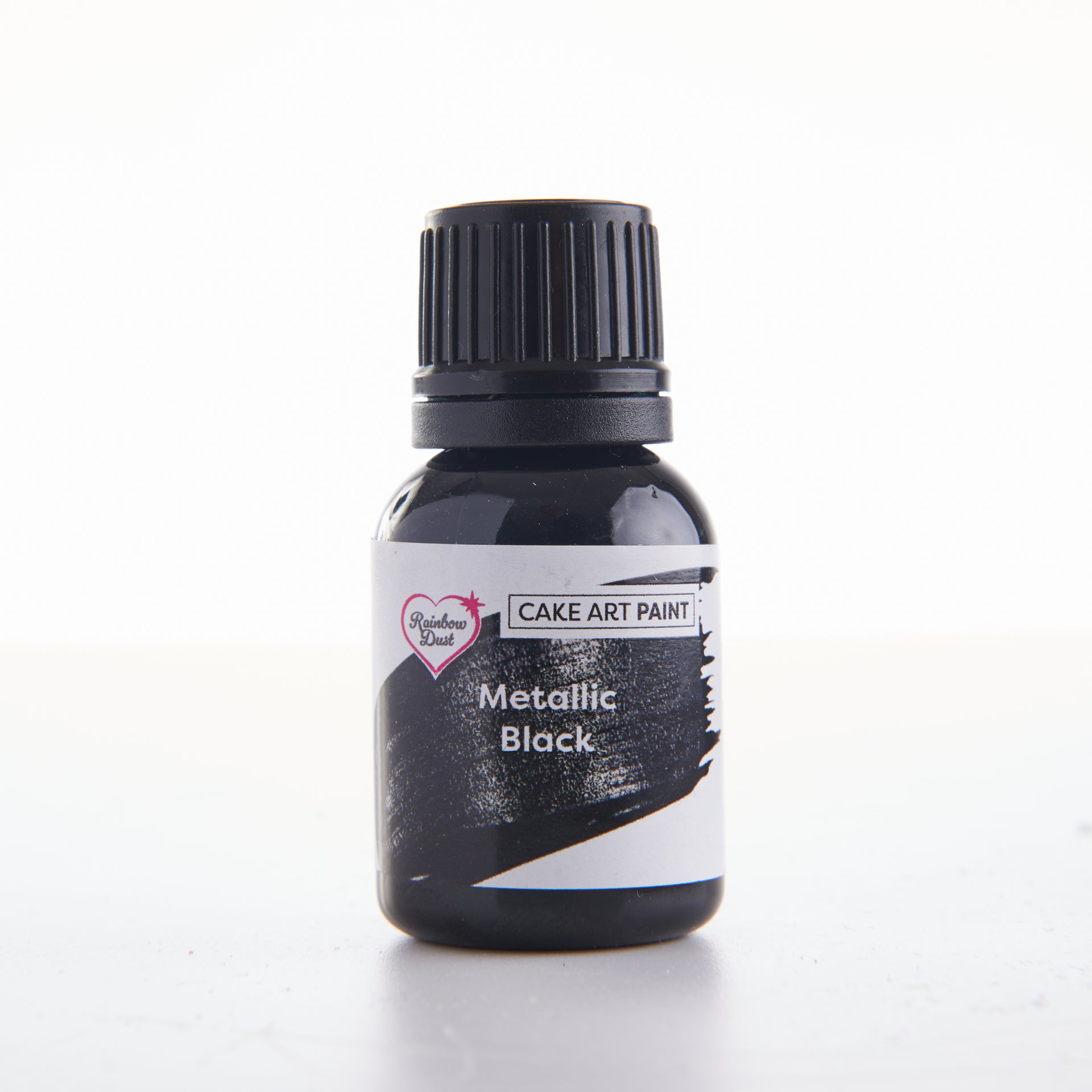 RD Metallic Cake Art Paint 25 ml Zwart