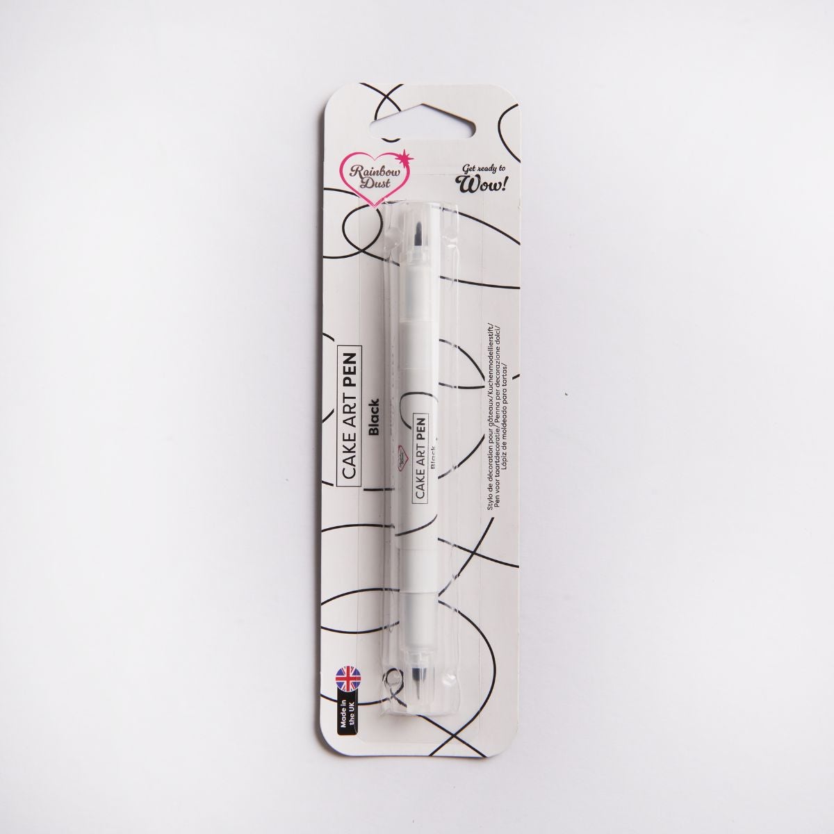 RD Cake Art Pen - Gitzwart