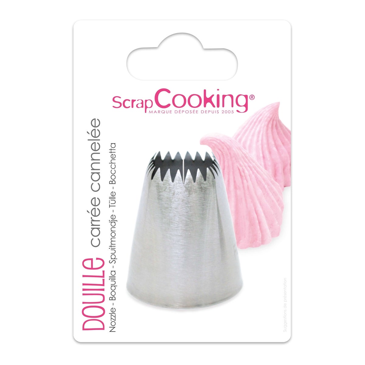 ScrapCooking Spuitmondje Fluted