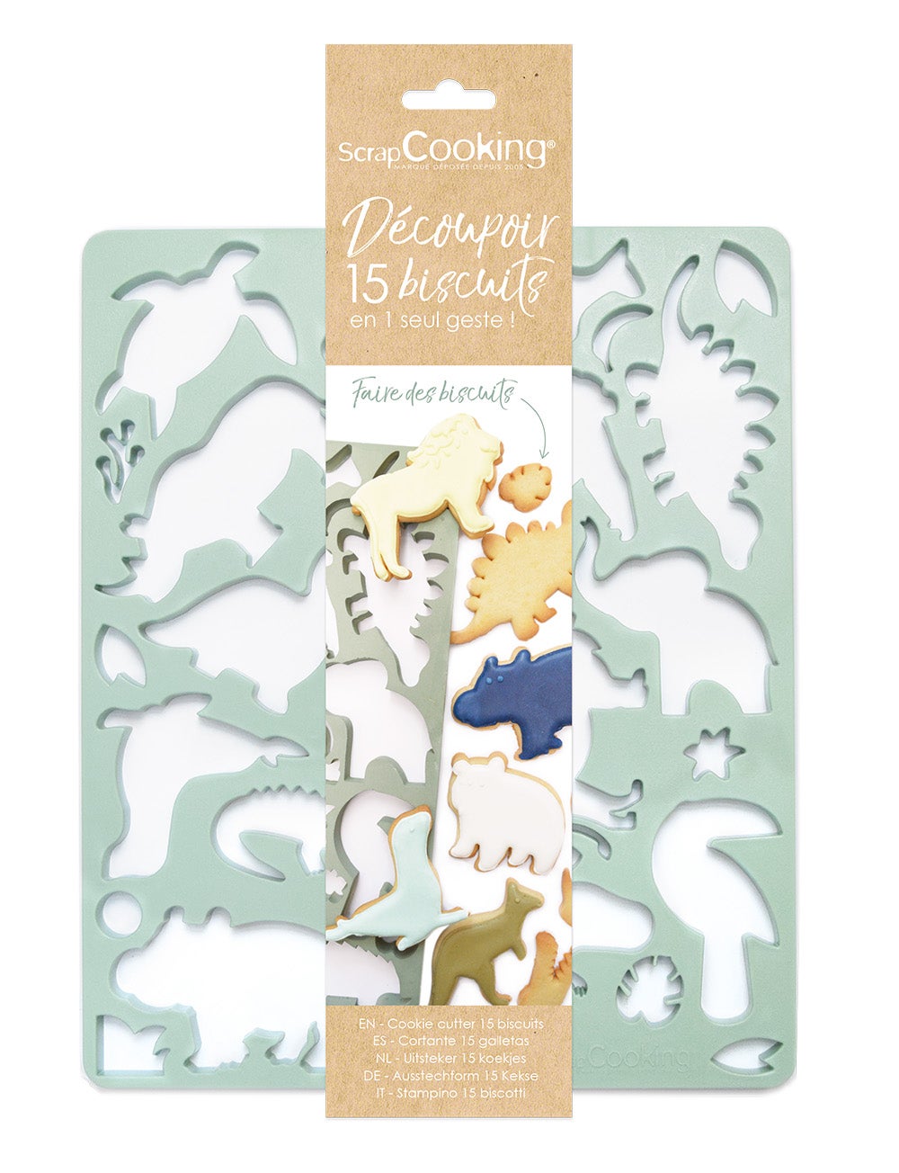 ScrapCooking Multi Koekjesuitsteker Dieren
