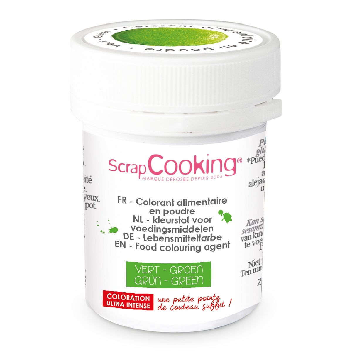 ScrapCooking Kleurstofpoeder Groen 5g