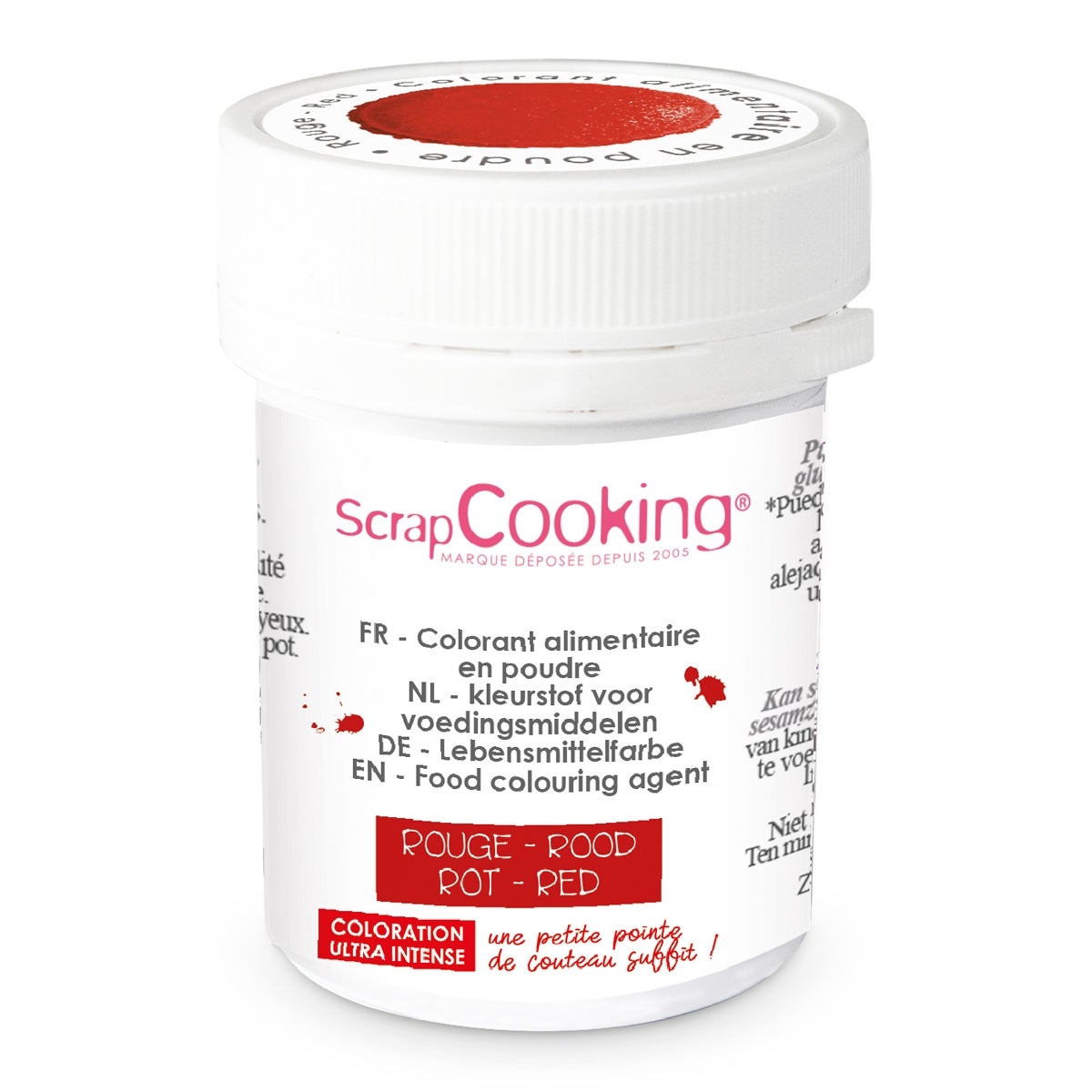 ScrapCooking Kleurstofpoeder Rood 5g