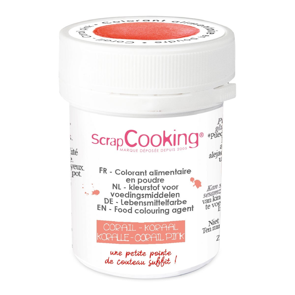 ScrapCooking Kleurstofpoeder Koraal 5g