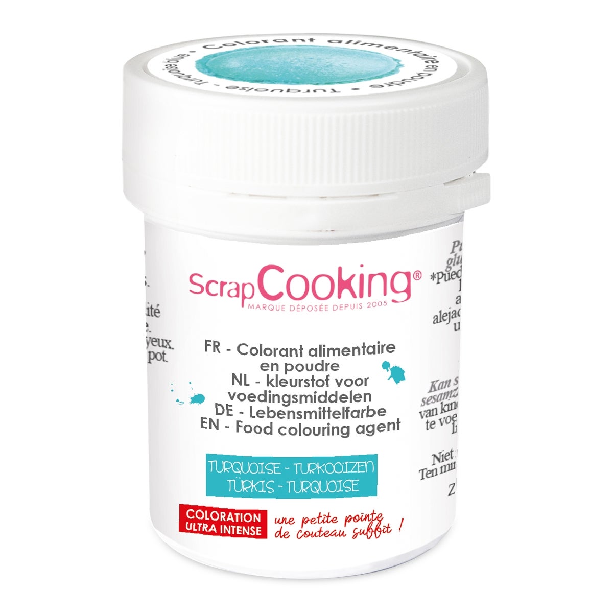 ScrapCooking Kleurstofpoeder Turquoise 5g