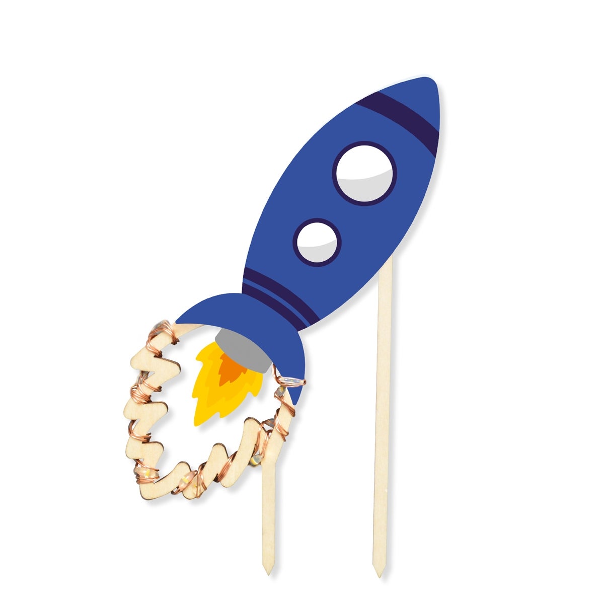 ScrapCooking Led Taarttopper Ruimte Raket