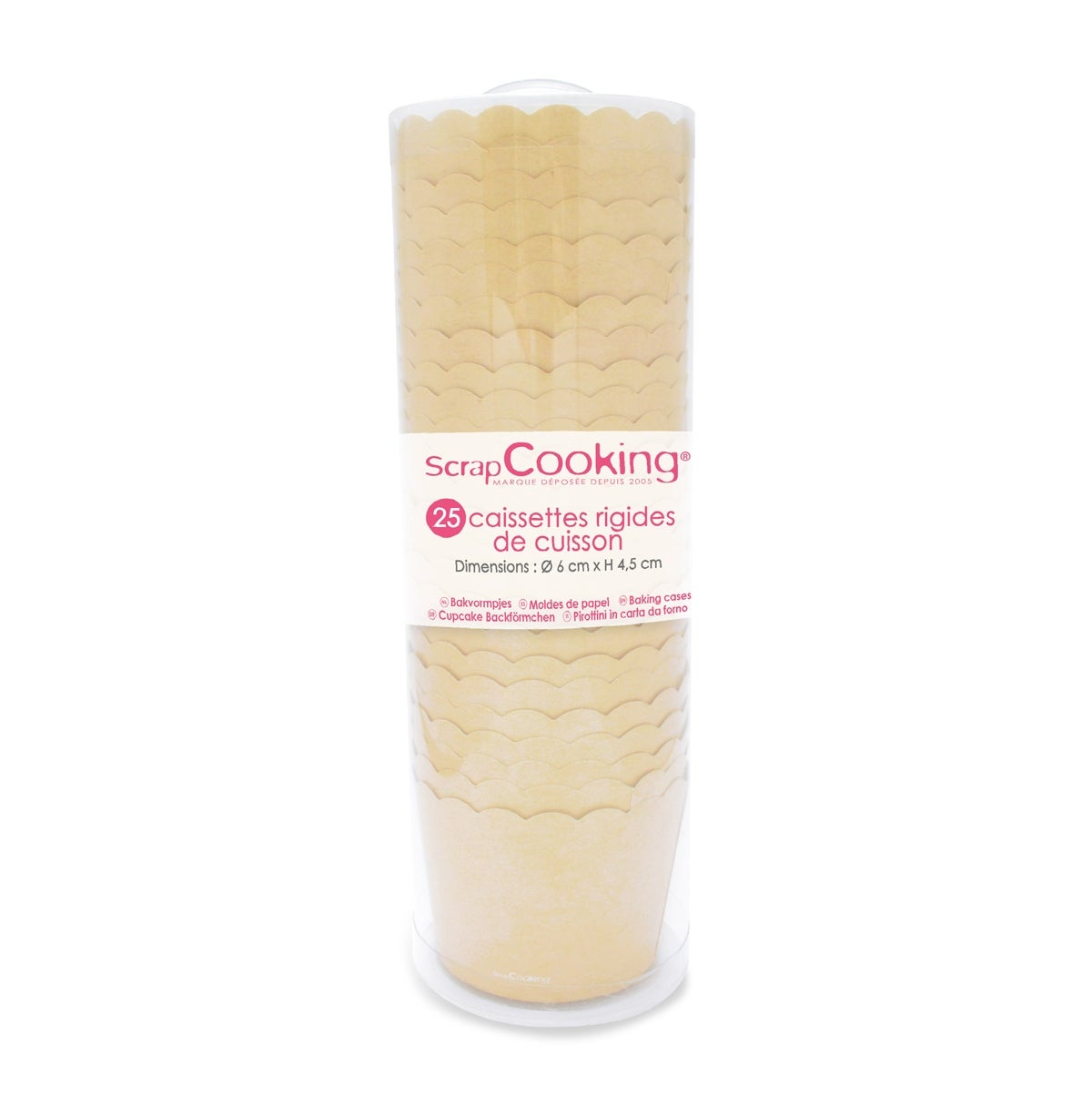 ScrapCooking Cupcakevormpjes Kraft pk/25