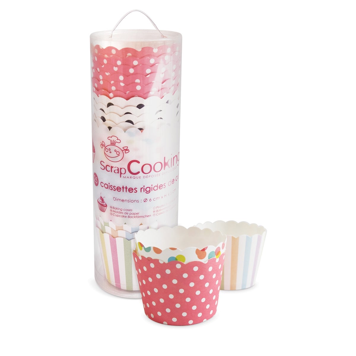 ScrapCooking Cupcakevormpjes Assorti Patronen pk/25