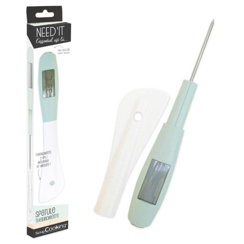 Scrapcooking Spatel met Thermometer