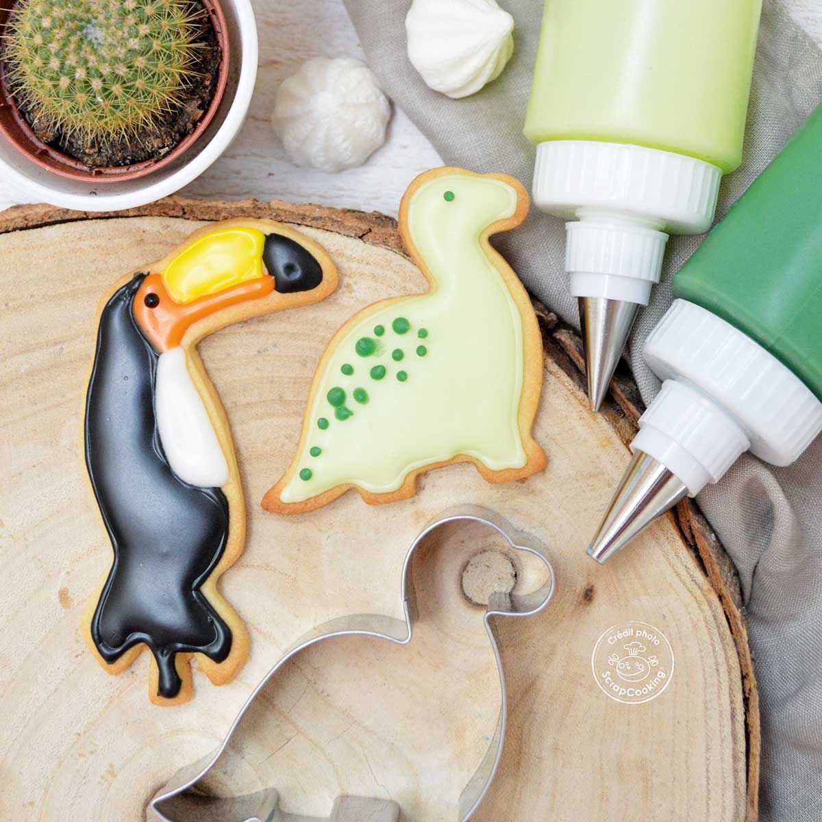 ScrapCooking Uitstekers Wilde Dieren Set/16