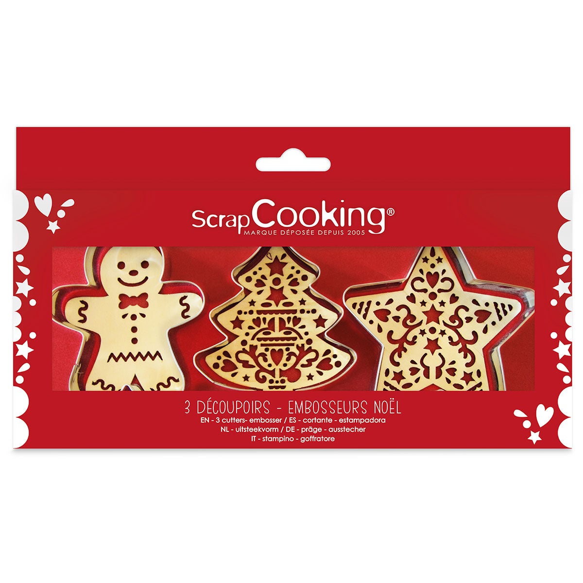 ScrapCooking Kerst uitstekers & Embossers Set