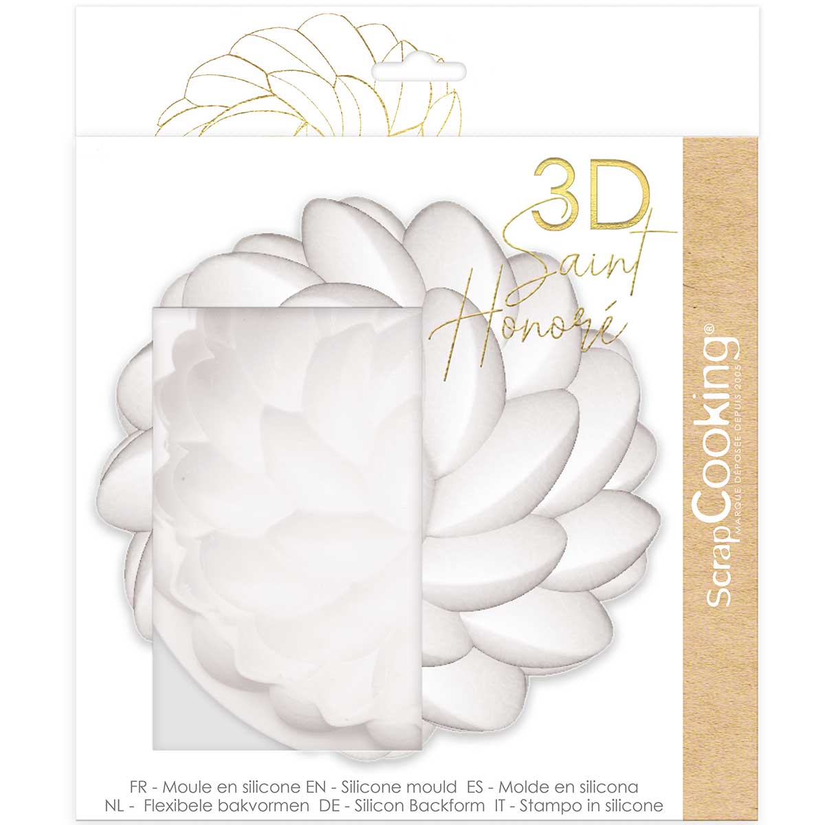 ScrapCooking 3D Siliconen Mal Florescence 18cm