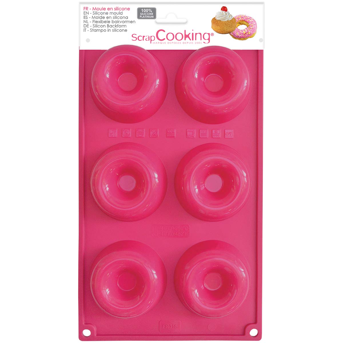 Scrapcooking Siliconen Mal Donut