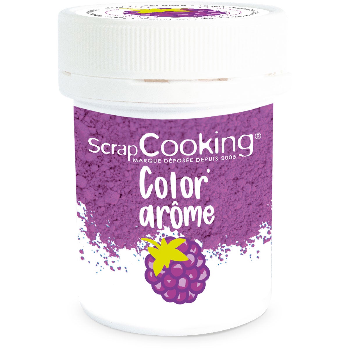 Scrapcooking kleur- en smaakpasta violet / braambes 10g