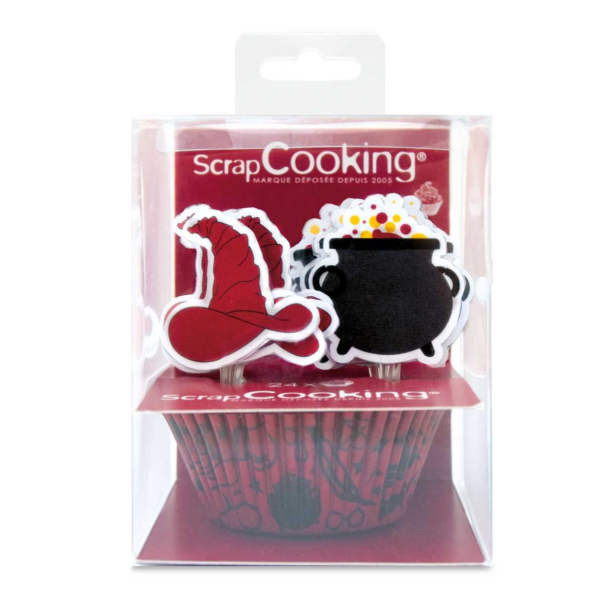 ScrapCooking Wizard Baking Cups en Cupcake Toppers pk/24