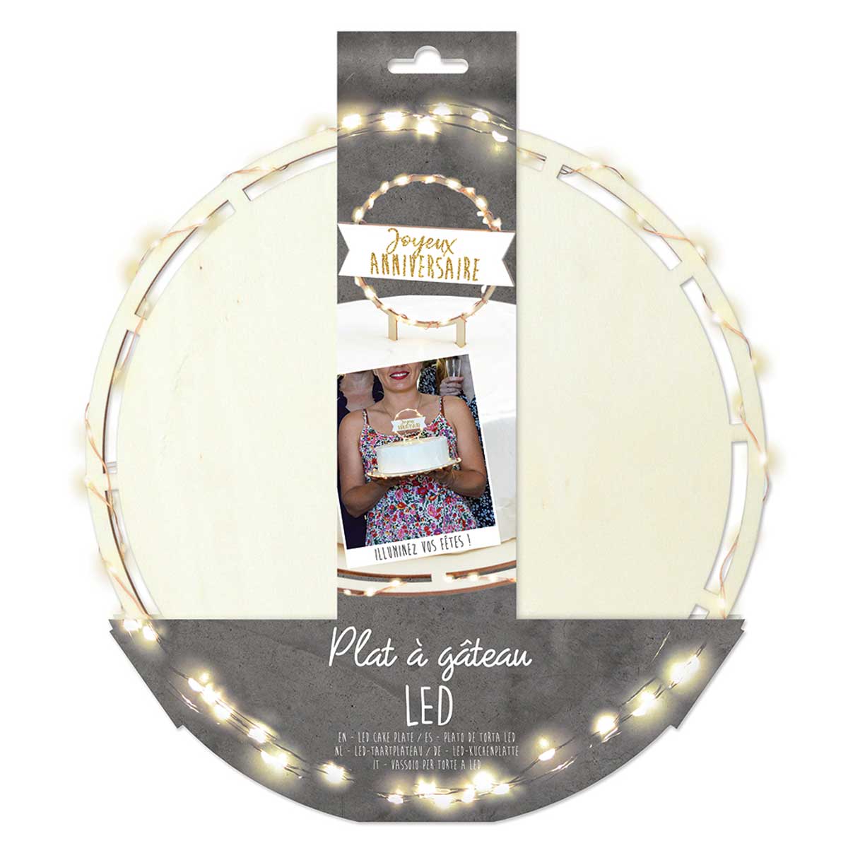 ScrapCooking Cake Board LED Rond