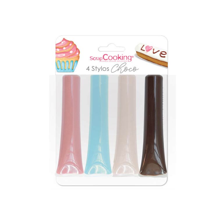 Scrapcooking Choco Stiften set/4