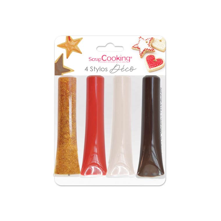 Scrapcooking Choco Stiften set/4