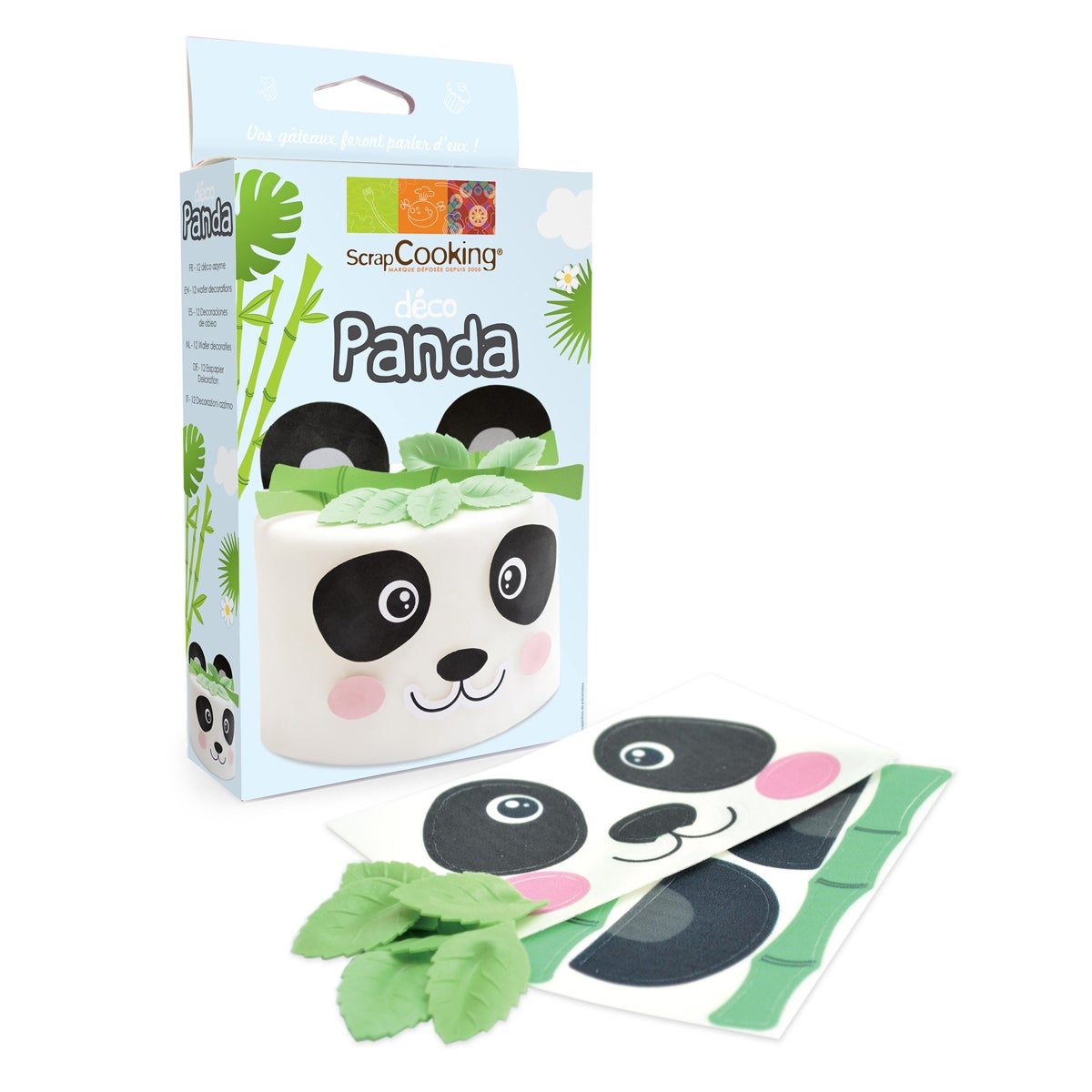 Scrapcooking Panda Decoratie Set/15