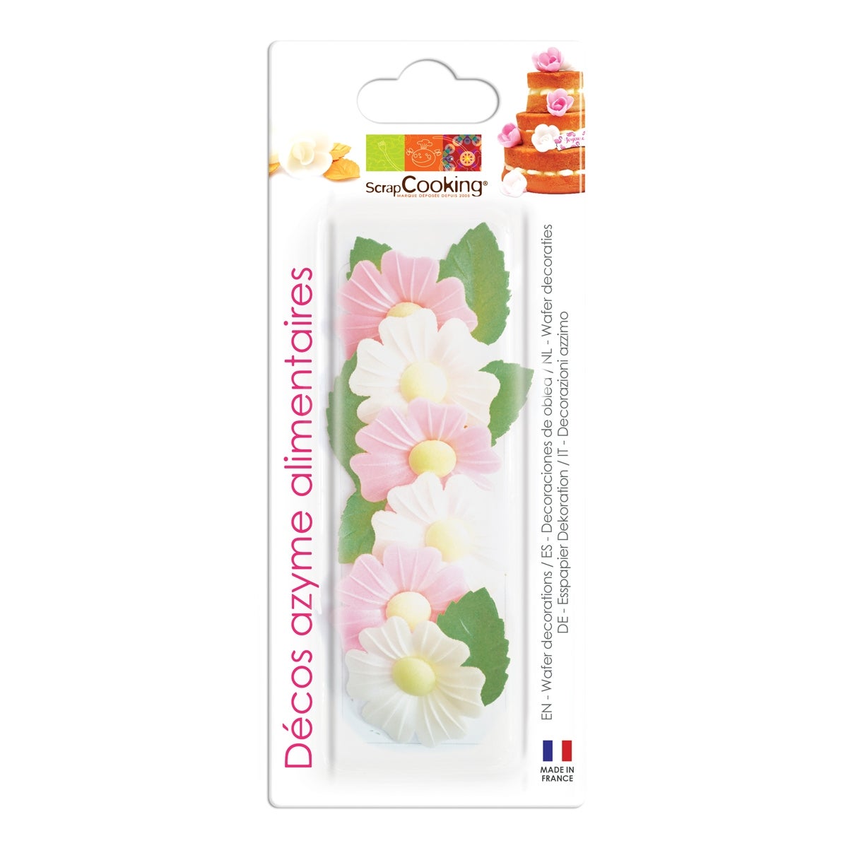 Scrapcooking Wilde Roos & Blad Decoratie Set/12