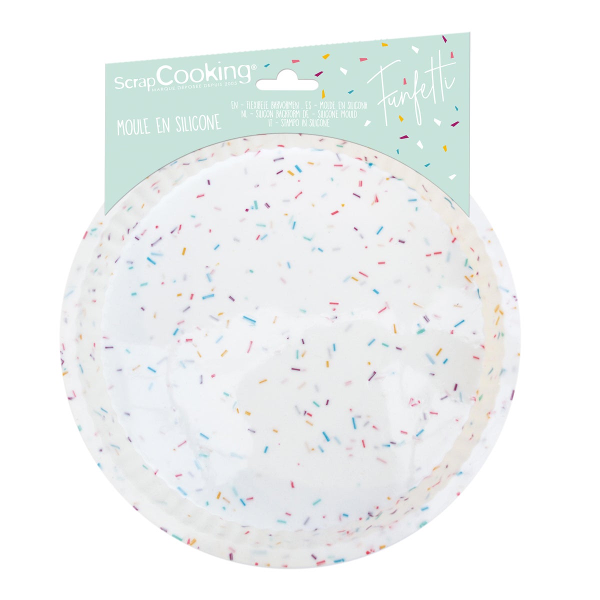 Scrapcooking Siliconen Mal FunFetti Quiche Ø22cm
