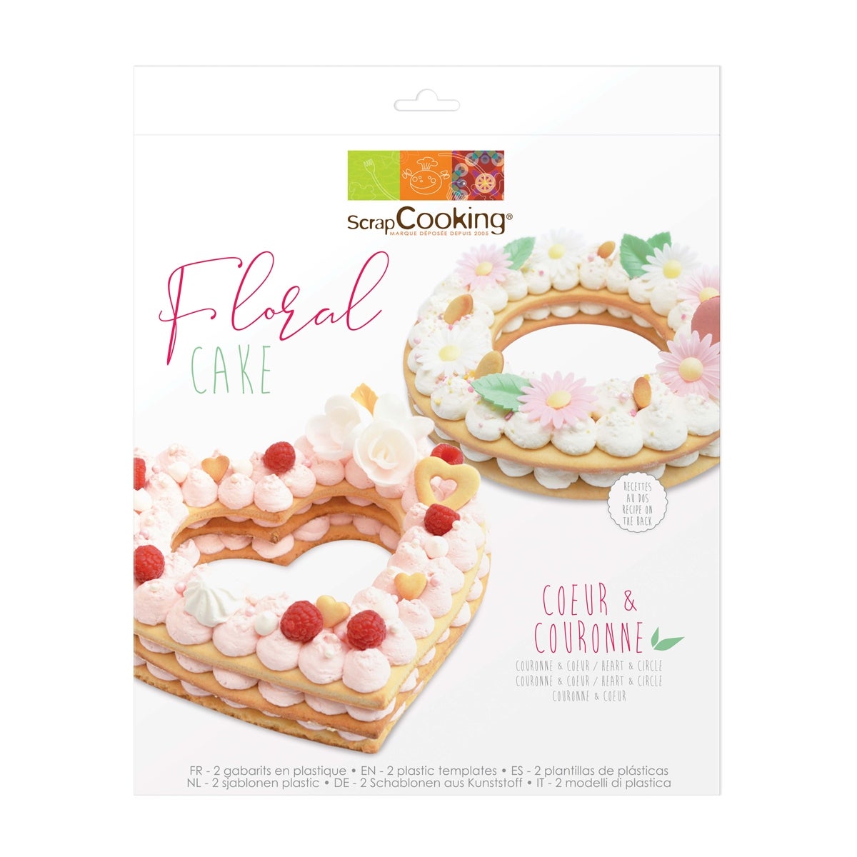 Scrapcooking Cookie Cake Template Bloemen Set/2