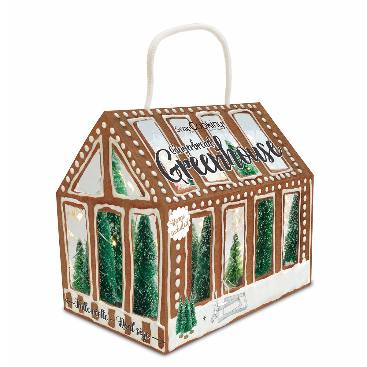 Scrapcooking Gingerbread Plantenkas Set/8