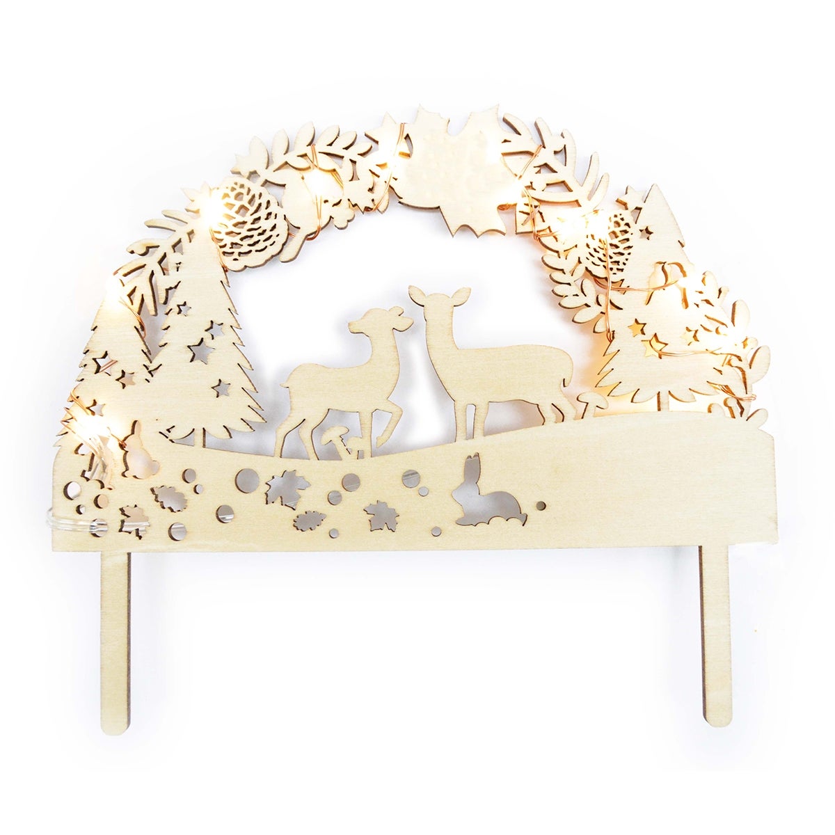 Scrapcooking Taarttopper Led Woodland