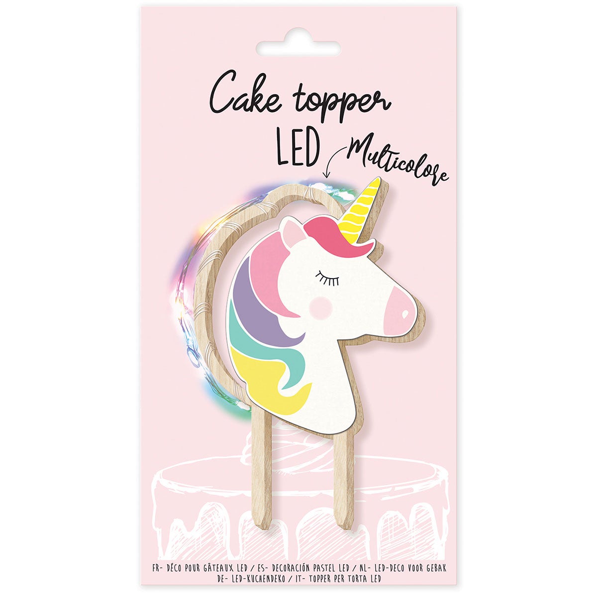 ScrapCooking Cake Topper Led Eenhoorn