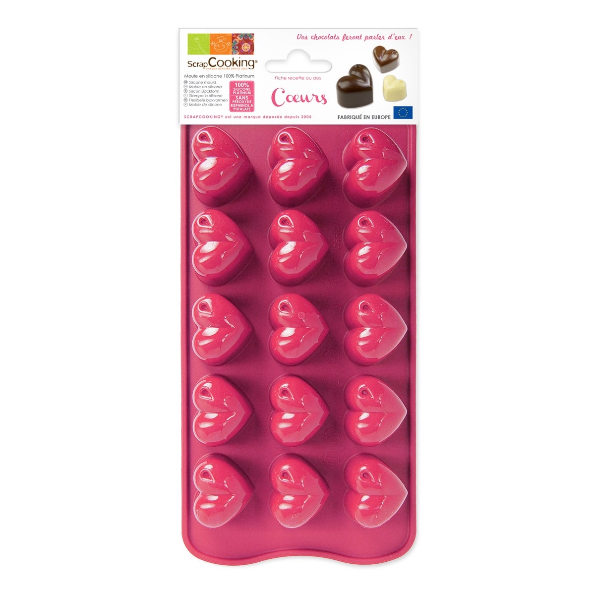 ScrapCooking Chocolade Mal Hartjes