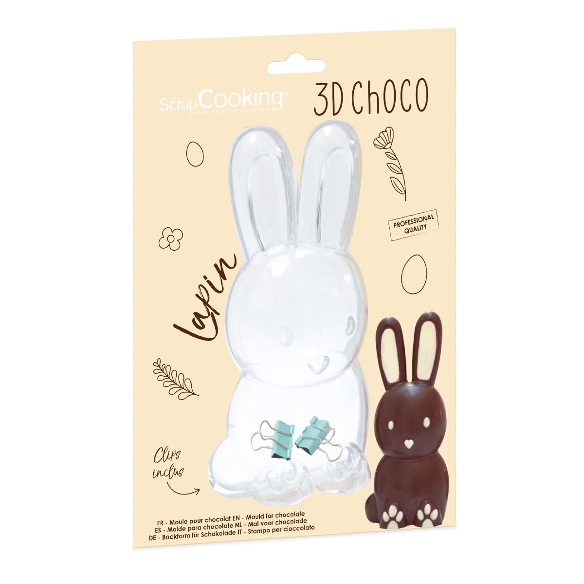 ScrapCooking 3D Chocolade Mal Konijn