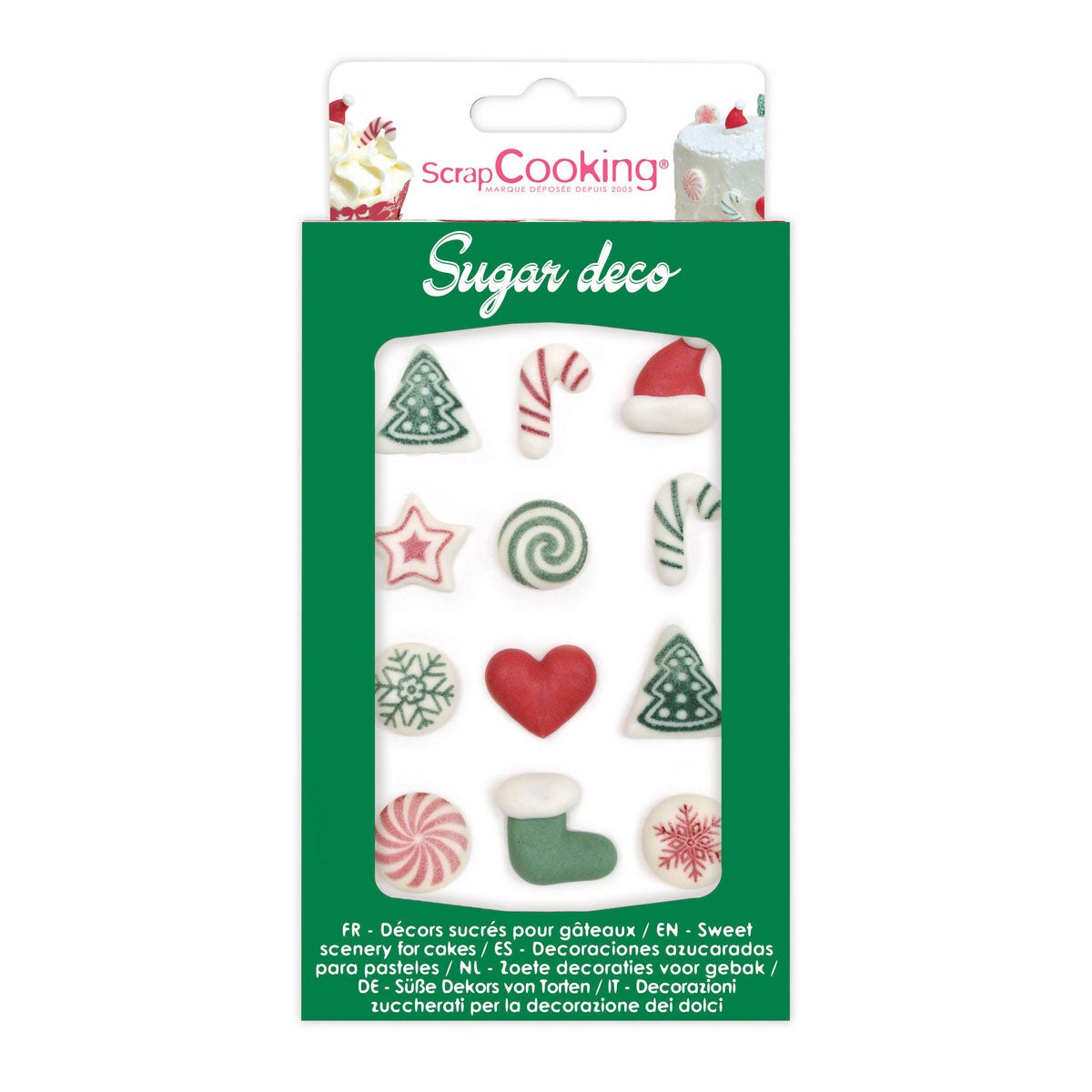 Scrapcooking Suikerdecoraties XMas Set/12
