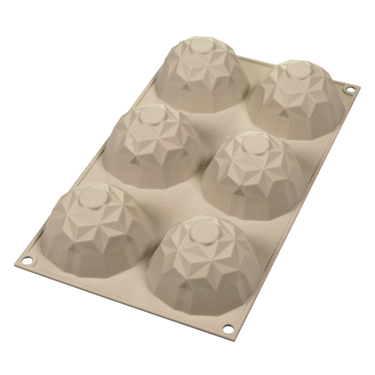 Silikomart Siliconen 3D Design Bakvorm - Mini Gemma