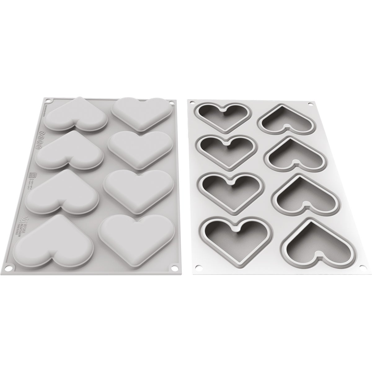 Silikomart Siliconen Mal & Uitsteekvorm - Mini Love Story