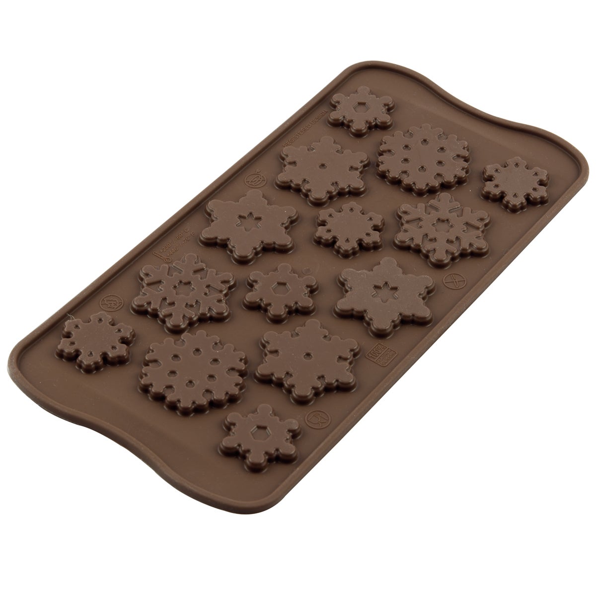 Silikomart Chocoladevorm Sneeuwvlokken