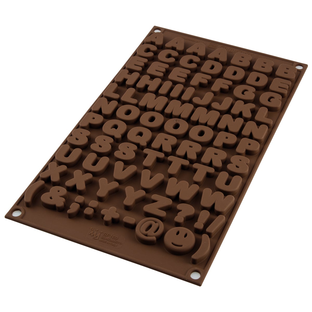 Silikomart Chocoladevorm Alfabet