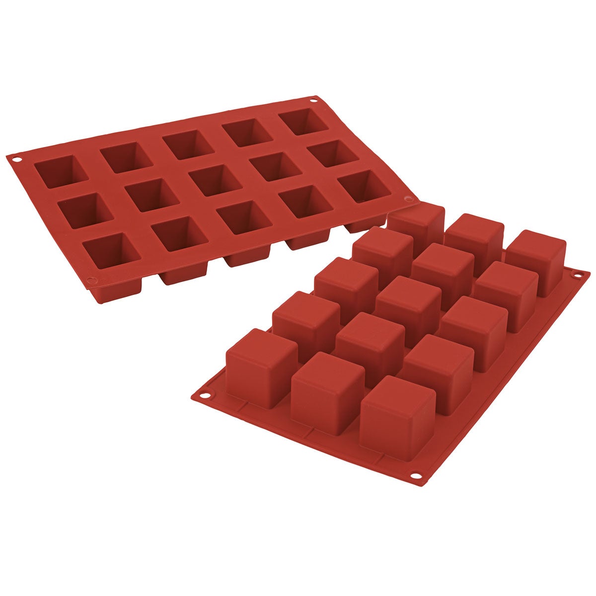 Silikomart Siliconen Vorm Vierkant 3,5x3,5cm